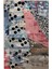 Shape Koleksiyonu Mavi Pembe Puantiye Desenli Dokuma Taban Modern Dekoratif Halı SHAPE80 4