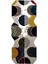 Shape Koleksiyonu Renkli Soyut Daire Desenli Dokuma Taban Modern Dekoratif Halı SHAPE85 3