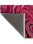 Shape Koleksiyonu Koyu Pembe Tonlarda Dokuma Taban Saçaklı Modern Dekoratif Halı SHAPE111 5