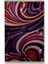 Shape Koleksiyonu Pembe Mor Tonlarda Dokuma Taban Saçaklı Modern Dekoratif Halı SHAPE112 4