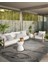 Shape Koleksiyonu Gri Tonlarda Dokuma Taban Saçaklı Modern Dekoratif Halı SHAPE119 3
