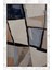 Shape Koleksiyonu Bej Tonlar Lacivert Soyut Desenli Dokuma Taban Modern Dekoratif Halı 24 4