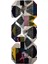 Shape Koleksiyonu Koyu Tonlarda Soyut Desenli Dokuma Taban Modern Dekoratif Halı SHAPE84 3