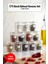 12'Li Barok Yuvarlak Baharat Kavanoz Seti & Saklama Kabı & Erzak Kabı (12 Adet 250 Ml) 1