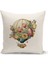 Vintage Serisi Çift Tarafı Dijital Baskılı Kırlent Kılıfı (Vintage Cushion Cover) 1