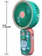 Taşınabilir Desenli Mini USB Fan El Tipi Tek Kademeli Lityum Şarj Edilebilir Renkli Karakterli Mini Vantilatör Soğutucu 15CM Mini Fan Pembe 2