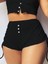 Cg Boutique Kadın Ip Askılı Crop Bluz ve Yanlardan Büzgülü Ikili Kaşkorse Short Takım 2