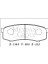 Toyota Landcruiser Vx 80 90/97 Arka Fren Balatası (Di̇sk) (116X39X15,5) (Fmk) 3
