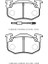 Peugeot 306 Sd/hb 00/01 Arka Fren Balatası (2 Kablolu)(Di̇sk) (105X54,9X11)(BRAMAX) 2