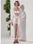 Desenli Beyaz Kadın Kimono 120348 1