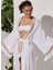 Desenli Beyaz Kadın Kimono 120348 4