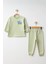 Pijama Takımı Penye Matweis Emprime Kamyon Baskılı Yeşil 1