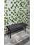 Siyah Metal Ayaklı Metal Kasalı Bench Mutfak Salon Antre Yatak Odası Balkon Puf Bank 2