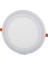 18+6W Sıvaüstü Yuvarlak Mavi+Beyaz 3 Fonk.panel LED Armatü YL14-1800-R 1