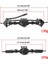 2 Adet Ön ve Arka Diferansiyel Aks Eksenel SCX10 Iı 90046 90047 1/10 Rc Paletli Araba Yükseltme Parçaları Aksesuarları (Yurt Dışından) 3