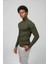 Erkek Slim Fit Fitilli Likralı Düz Renkli Triko Boğazlı Kazak 4