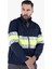 OWL Çift Sıra Reflektörlü Neon Softshell Mont 4