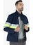 OWL Çift Sıra Reflektörlü Neon Softshell Mont 5