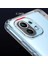 Xiaomi Mi 11 Lite Kılıf Kamera Korumalı Nitro Anti Shock Silikon-Renksiz 3