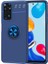 Xiaomi Redmi Note 11 Global Kılıf Ravel Silikon Kapak-Mavi 1