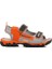 24-410-F Siyah-Turuncu Ortopedik Erkek Çocuk Sandalet 1