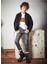 Kışlık Erkek Çocuk Yumuşak Denim Pantolon - Gri 1