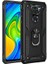 Xiaomi Redmi Note 9 Kılıf Vega Yüzüklü Standlı + Ekran Koruyucu 1