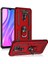 Xiaomi Redmi 9 Kılıf Vega Yüzüklü Standlı + Ekran Koruyucu 1