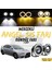 Mitsubishi Lancer 2007-2014 Uyumlu Üniversal Mercekli Angel Sis Farı Metal Su Geçirmez 76 mm Sarı Halkalı Gündüz Farı Angel Eyes 2 Adet 1