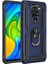 Xiaomi Redmi Note 9 Kılıf Vega Yüzüklü Standlı + Ekran Koruyucu 1