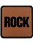 Kahverengi Değiştirilebilir Şapka Sticker- Rock Brown Tasarım 1