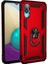 Samsung Galaxy A02 Kılıf Vega Yüzüklü Standlı + Ekran Koruyucu 1