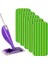 Swiffer Islak Jet Paspas ile Uyumlu Yeniden Kullanılabilir Paspas Pedleri - Islak Pedler Dolum Yıkanabilir Mikrofiber Paspas Pedleri 5'li Paket Yeşil (Yurt Dışından) 2