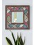 El Yapımı Masif Ahşap & Desenli Mermer Çerçeveli Duvar Aynası - 023.1 - 34x34 cm 1