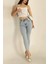 Likralı Dar Paça Slip Fit Skinny Kot Jean Yüksel Bel Esnek Pantolon 2