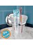 Banyo Diş Fırçalık Vidalı Diş Fırçası Kabı Kutusu Krom Kristal 1