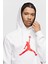 Mens Jordan Jumpman Logo Hoodie Erkek Şardonlu Kapüşonlu Sweatshirt Beyaz 3