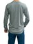 Koyu Gri Unisex No Standart Uzun Kollu Likralı T-Shirt 3