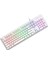 Gamenote KB870L Rgb Backlit Gaming Mekanik Klavye Blue Switch - Beyaz 1