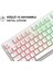 Gamenote KB870L Rgb Backlit Gaming Mekanik Klavye Blue Switch - Beyaz 3