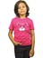 Pembe Renk Desenli Kısa Kol Çocuk T-Shirt 2