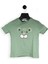 Su Yeşili Aslan Desenli Kısa Kol Çocuk T-Shirt 1
