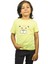 Sarı Renk Aslan Desenli Kısa Kol Çocuk T-Shirt 1