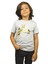Gri Renk Hello Zürafa Kısa Kol Çocuk T-Shirt 1