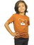 Kahverengi Aslan Desenli Kısa Kol Çocuk T-Shirt 2