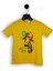 Hardal Renk Şapkalı Zürafa Kısa Kol Çocuk T-Shirt 1