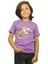 Mor Renk Hello Zürafa Kısa Kol Çocuk T-Shirt 2