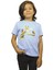Açık Mavi Renk Hello Zürafa Kısa Kol Çocuk T-Shirt 1