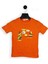 Turuncu Renk Hello Zürafa Kısa Kol Çocuk T-Shirt 1