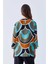 Desenli Yarım Kol Bluz Standart Renk K2213044_089 2